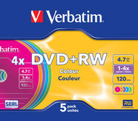 DVD+RW Colours