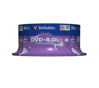 DVD+R Double Layer 8x Matt Silver 25pk Spindle