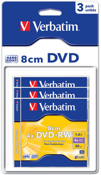 DVD+RW 8cm 4x Matt Silver