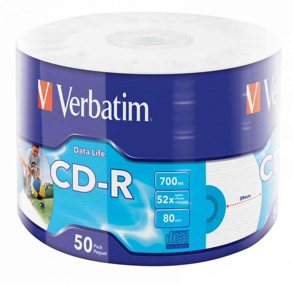 Buy CD R Inkjet Printable CD Recordable Rewritable Discs Verbatim 