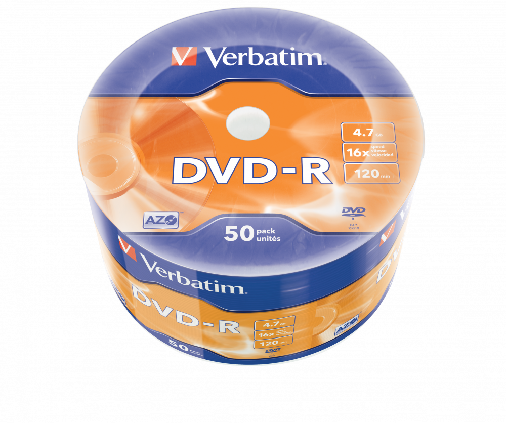 DVD-R mat sølv