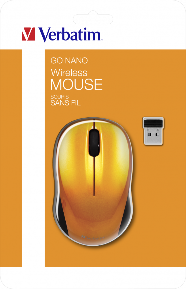 Mouse wireless GO NANO - Arancio vulcanico