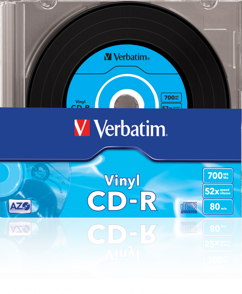 Verbatim CD-R Vinyl AZO (boite de 10) 43426 pas cher