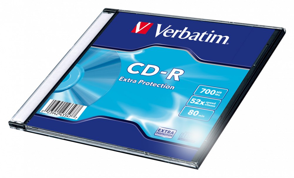 VERBATIM CD-R 80MIN 52X 43439 PK25 