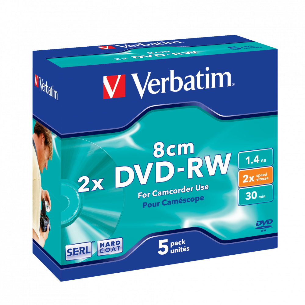 DVD-RW 8cm Matt Silver