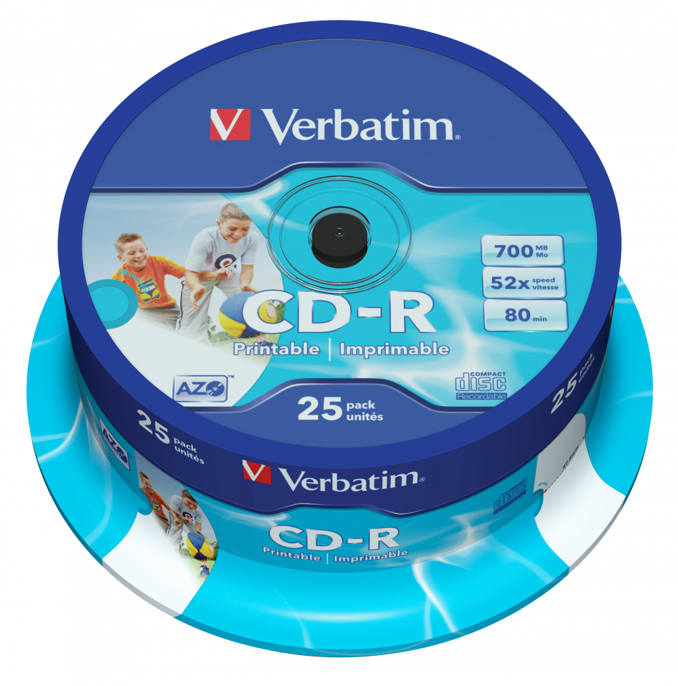 CD-R AZO Wide Inkjet Printable