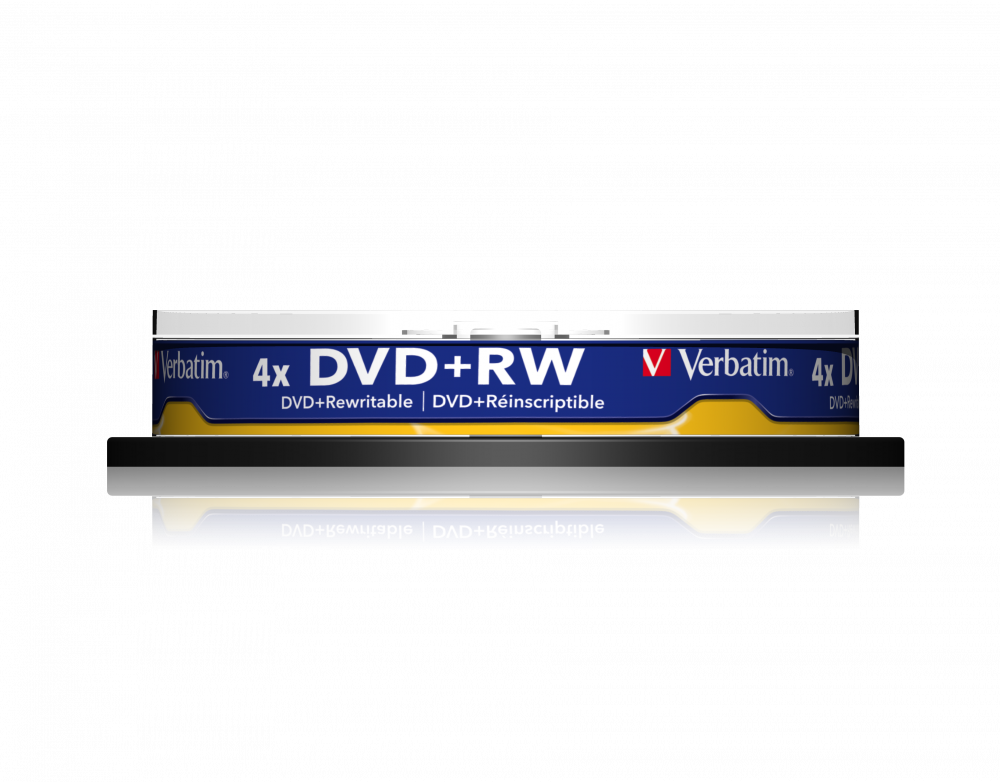 DVD+RW mattsilber
