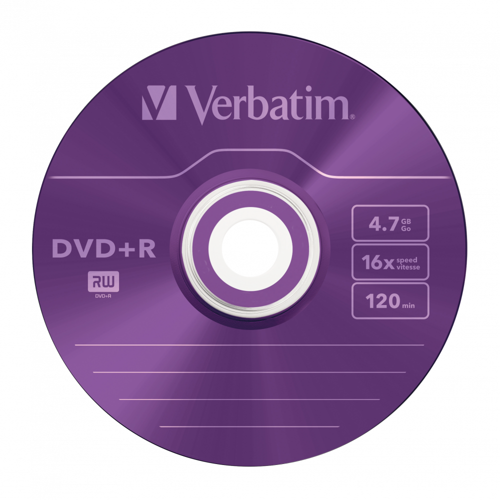 43556 DVD+R Colour Global Disc Surface Purple