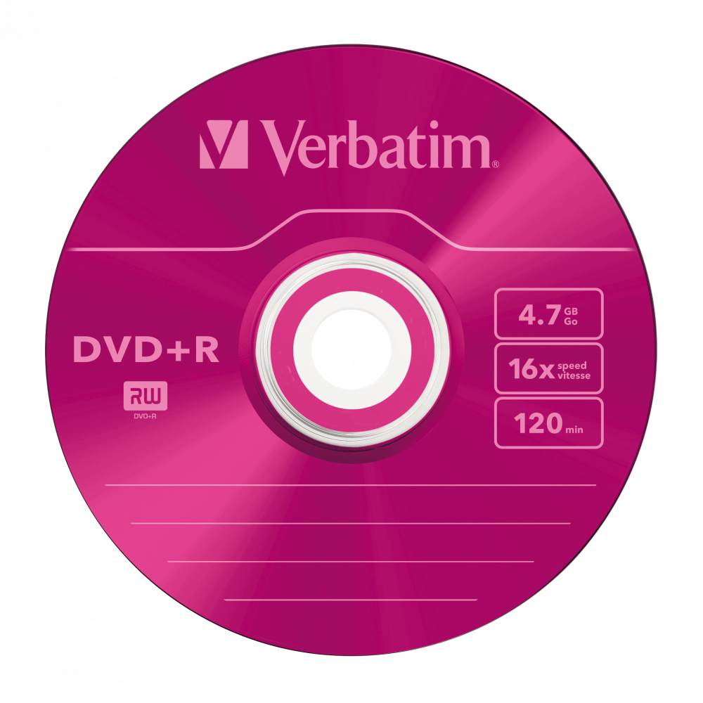 43556 DVD+R Colour Global Disc Surface Pink
