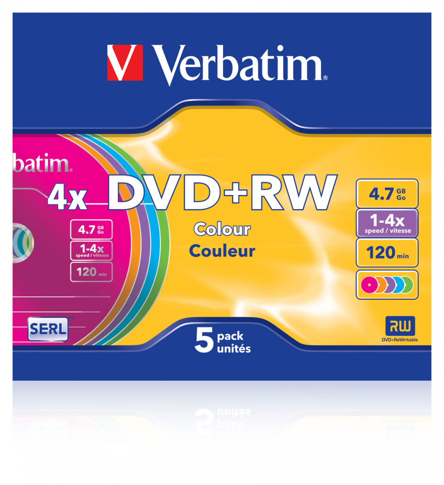 DVD+RW Colours