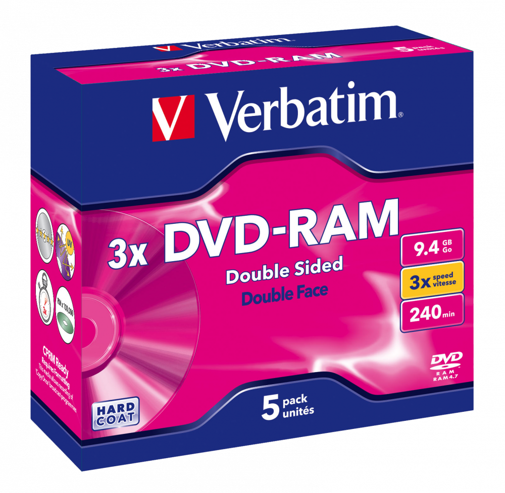 DVD-RAM 3x Double Sided
