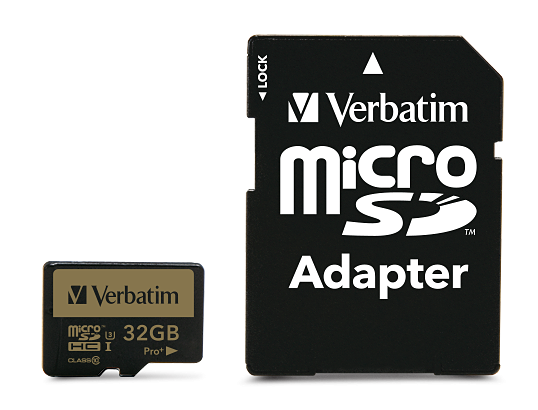 Verbatim Pro+ U3 32GB Micro SDHC Card