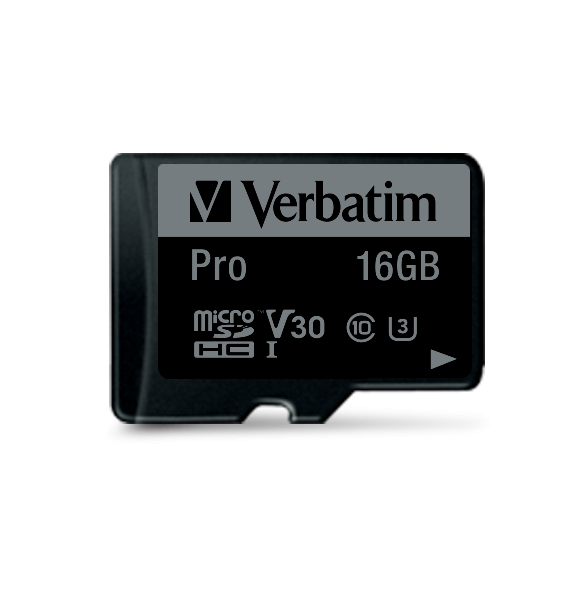 Verbatim Pro U3 16GB Micro SDHC Card