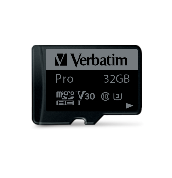 Verbatim Pro U3 32GB Micro SDHC Card