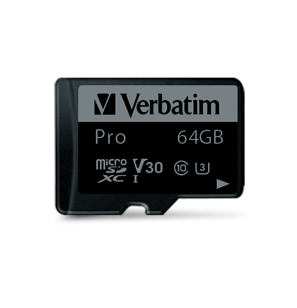 Verbatim Pro U3 64GB Micro SDXC Karte