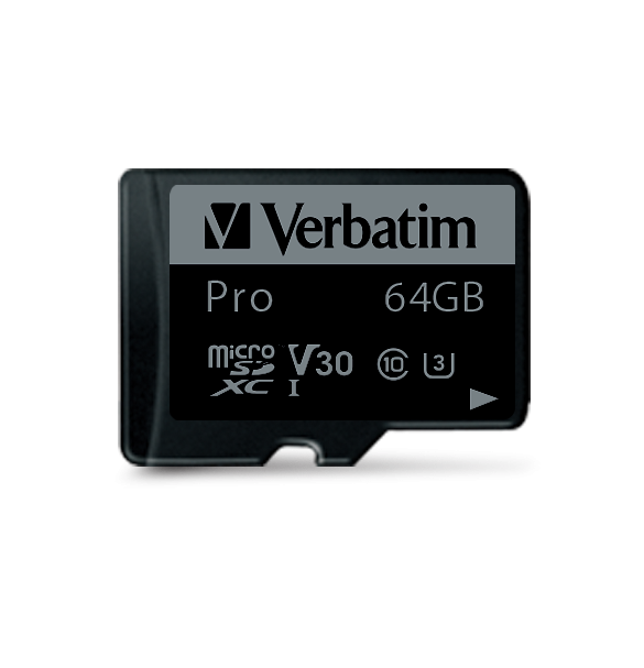 Carte micro SDXC Verbatim 64 Go, Cartes microSD