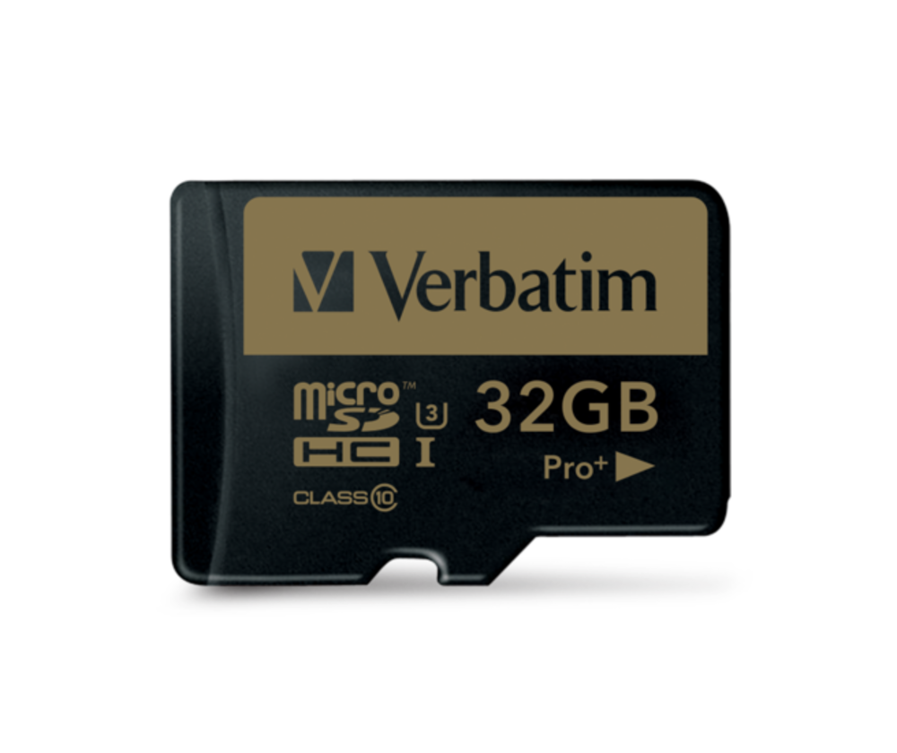 Verbatim Pro+ U3 32GB Micro SDHC Card
