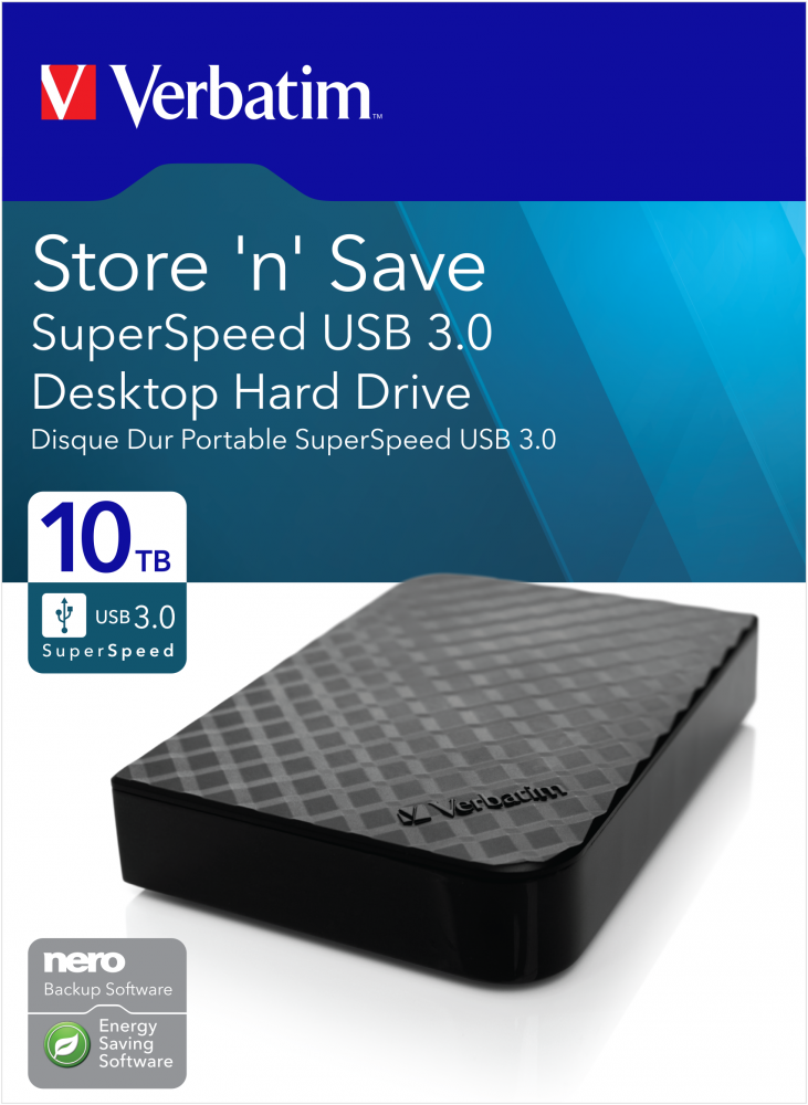 Verbatim Store 'n' Save 10 TB USB 3.0