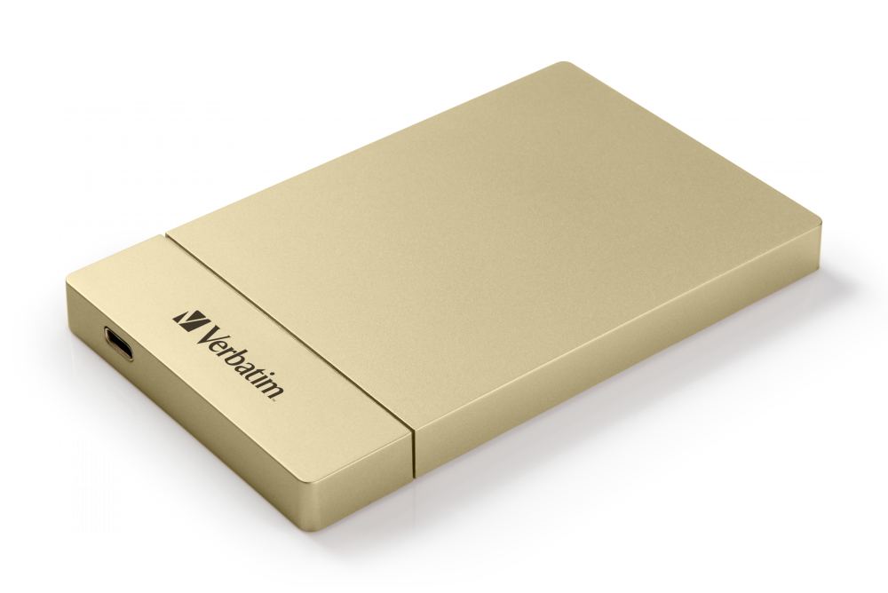 Store 'n' Go 2.5'' HDD/SSD Enclosure Kit USB-C/3.1 - Gold