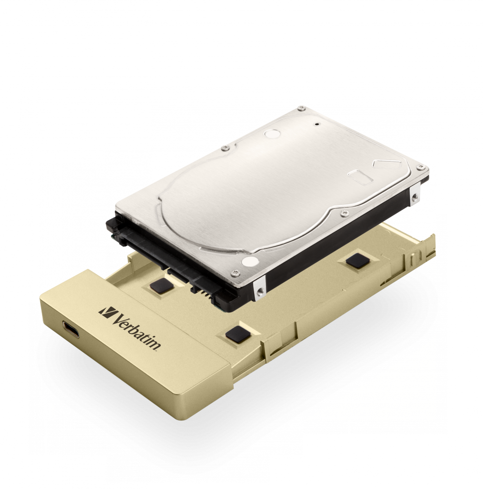 Store 'n' Go Enclosure Kit para HDD/SSD 2,5'' USB-C/3.1 - Oro
