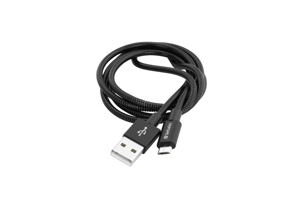 Cable de carga y sincronización Micro USB negro de 100 cm Verbatim