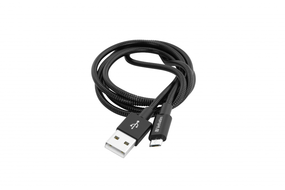 Verbatim Mikro USB Senkronizasyon ve arj Kablosu 100 cm Siyah