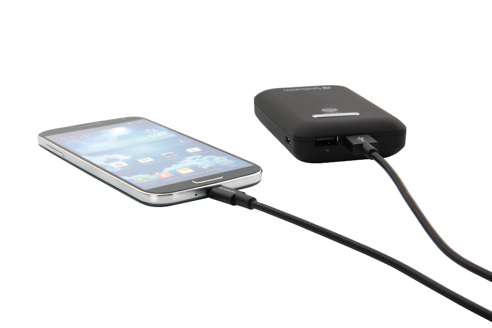 Verbatim Mikro USB Senkronizasyon ve arj Kablosu 100 cm Siyah