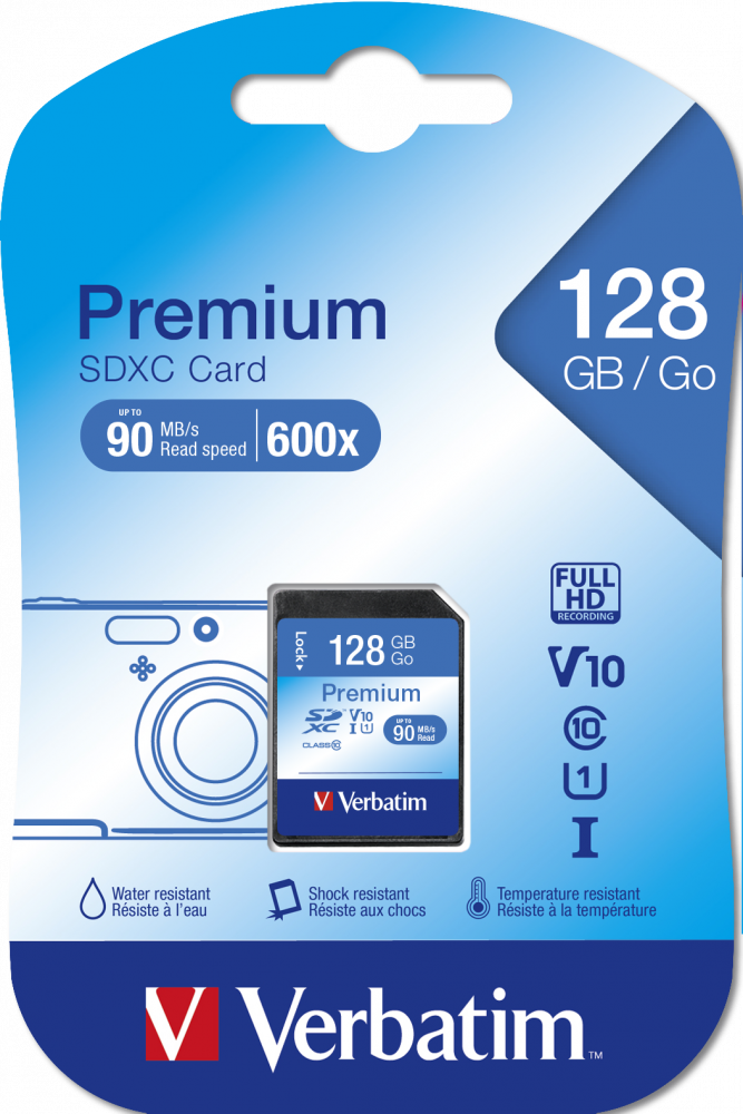 Karta pamici Verbatim Premium U1 SDXC 128GB* 