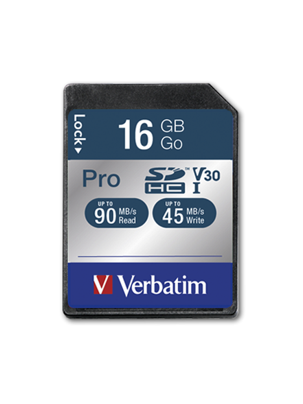 Verbatim Pro U3 16GB SDHC Karte