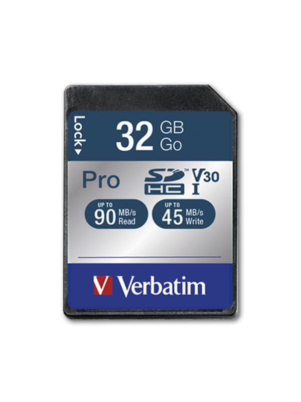 Verbatim Pro U3 32GB SDHC Karte