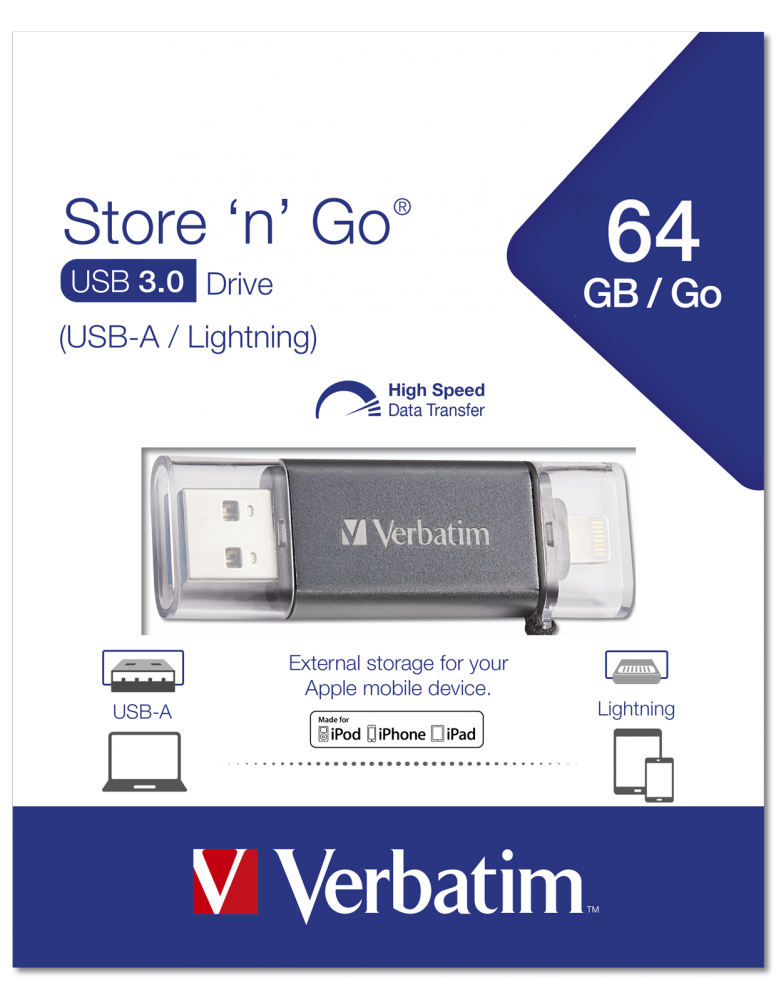 Store 'n' Go Lightning / Unit USB 3.0  64GB