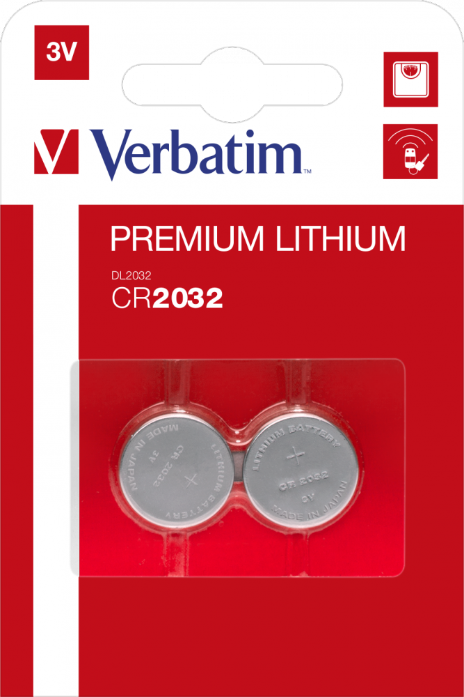 Litiumknappbatterier CR2032