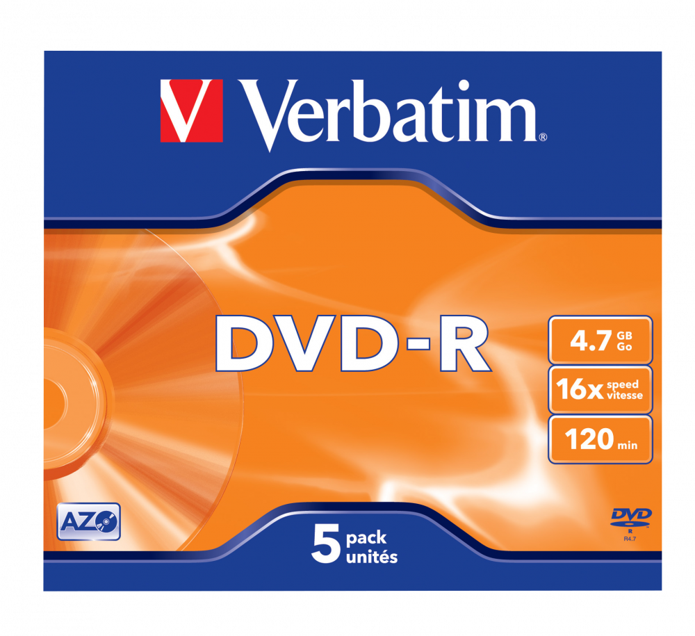 DVD-R mattsilber