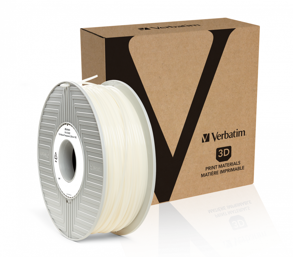 Verbatim PLA-Filament 2.85mm 1kg - Natural Transparent