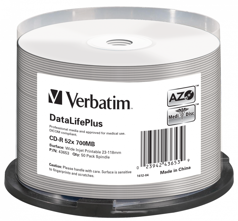 CD-R Wide Silver Inkjet Printable No ID Brand