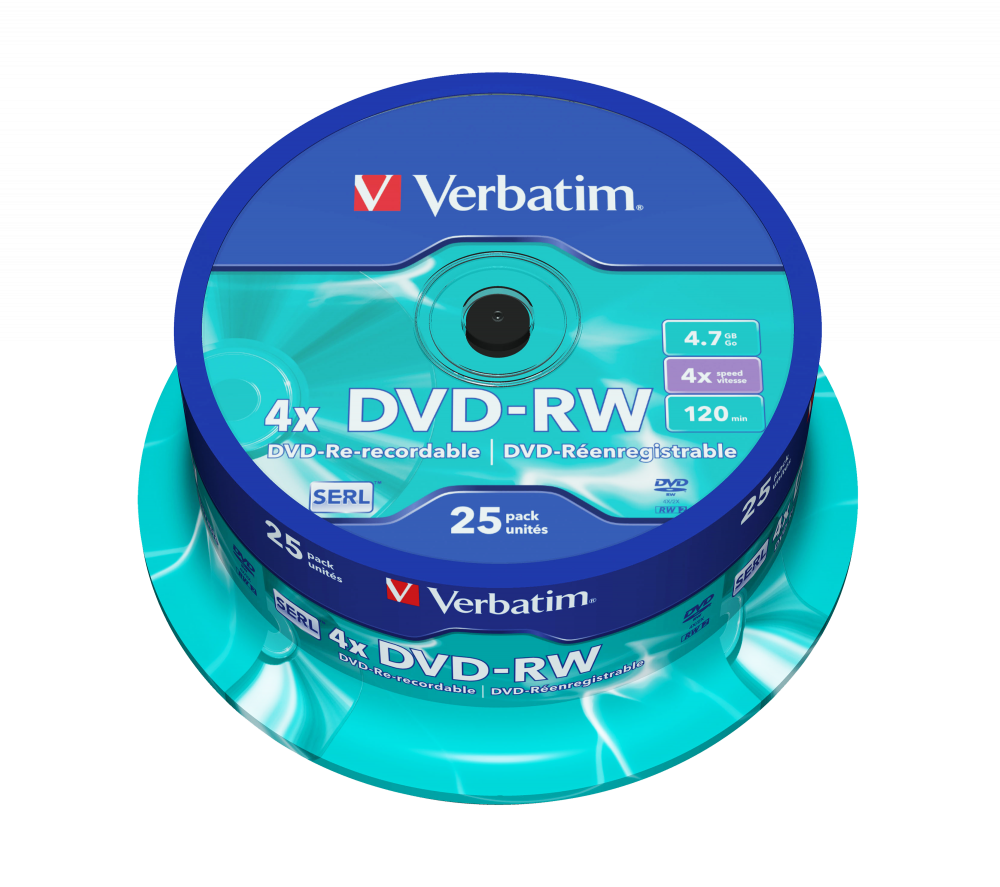 Dvd-rw Verbatim Matt Silve 4x Tarrina 10uds con Ofertas en