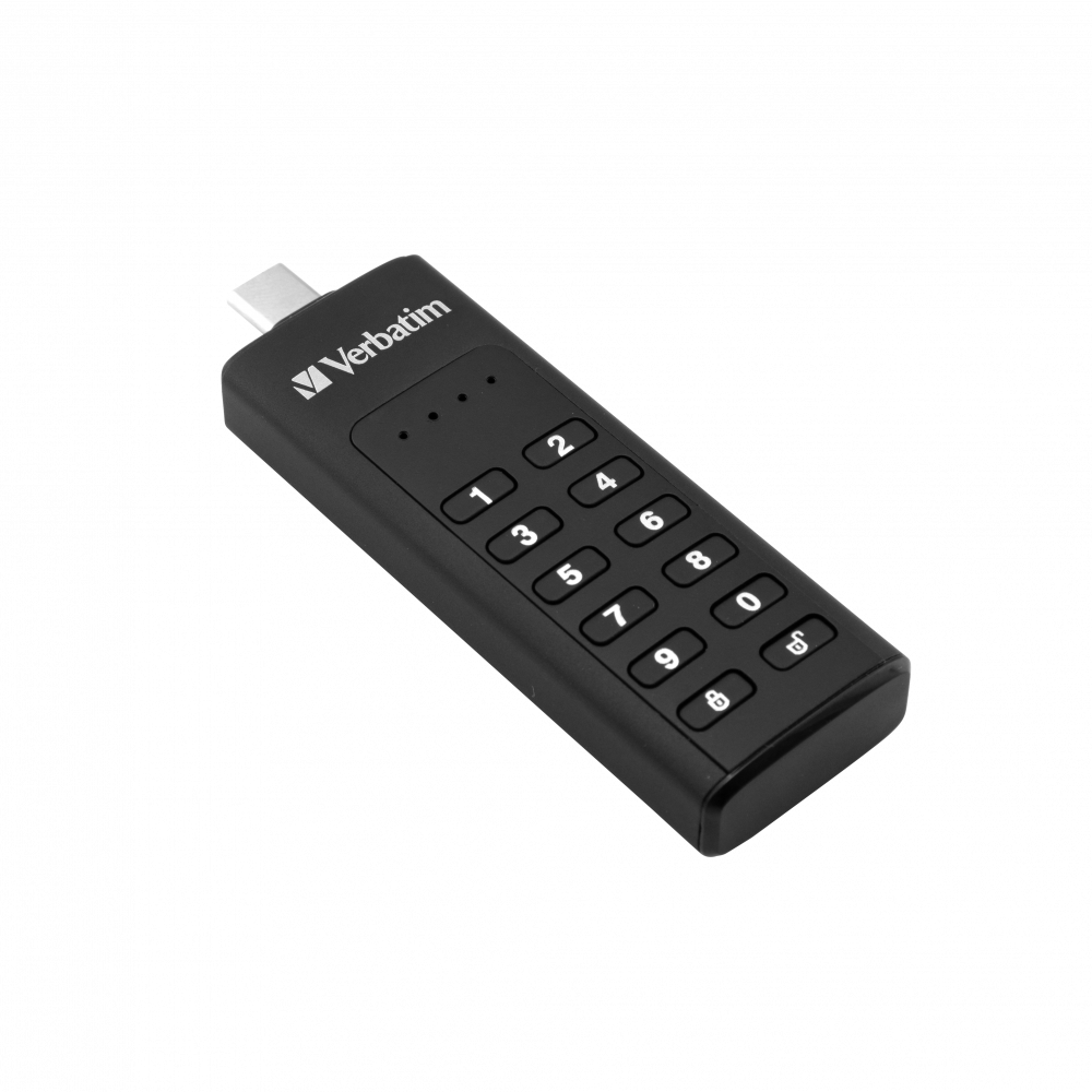 Unidad Keypad Secure USB-C de 32GB* Verbatim