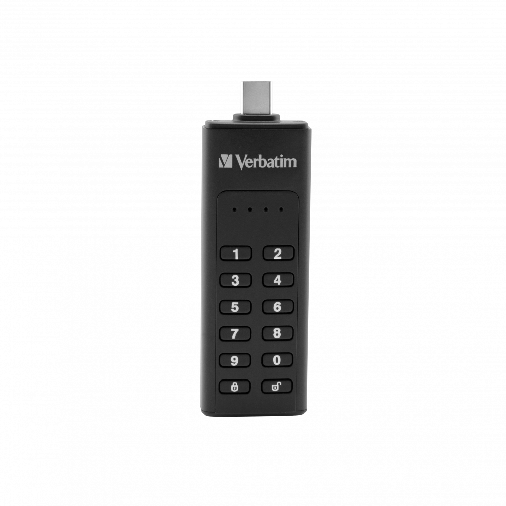 Verbatim Keypad Secure USB-C-station 64�GB