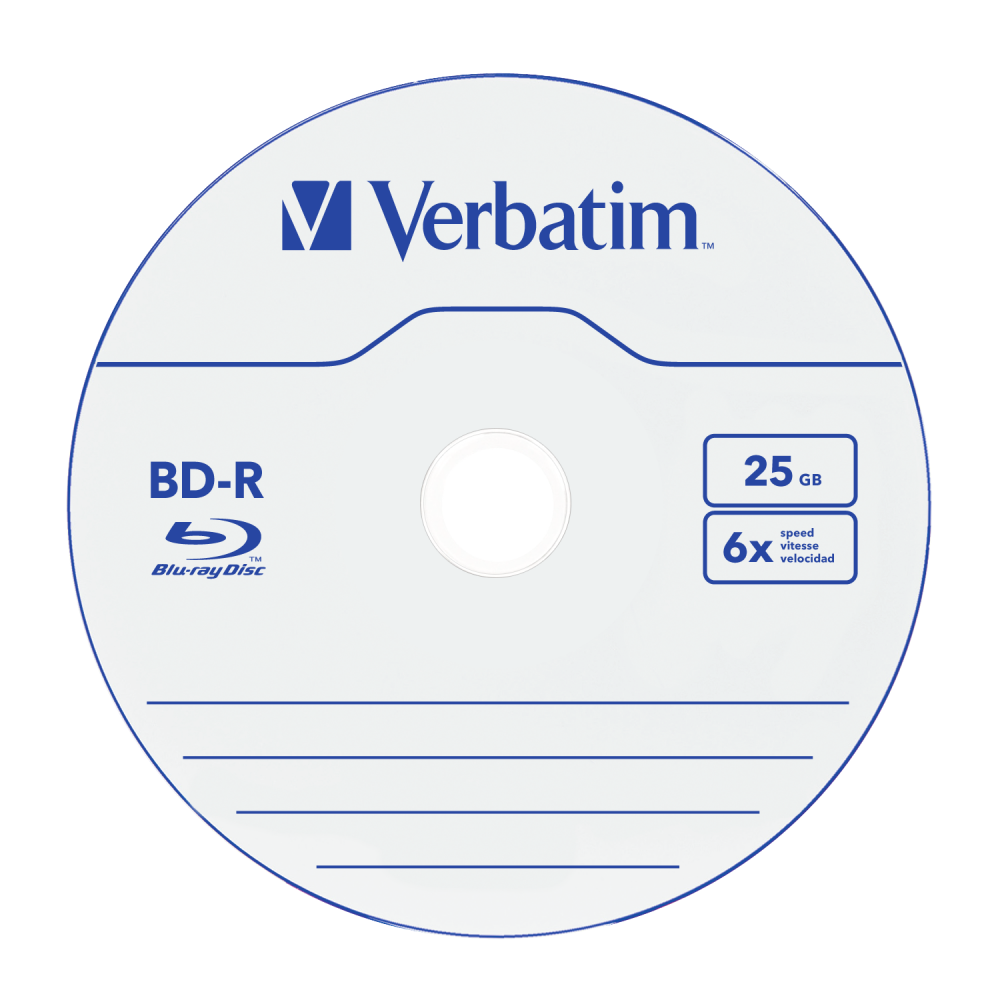BD-R SL 25GB 6x 5 Pack Jewel Case