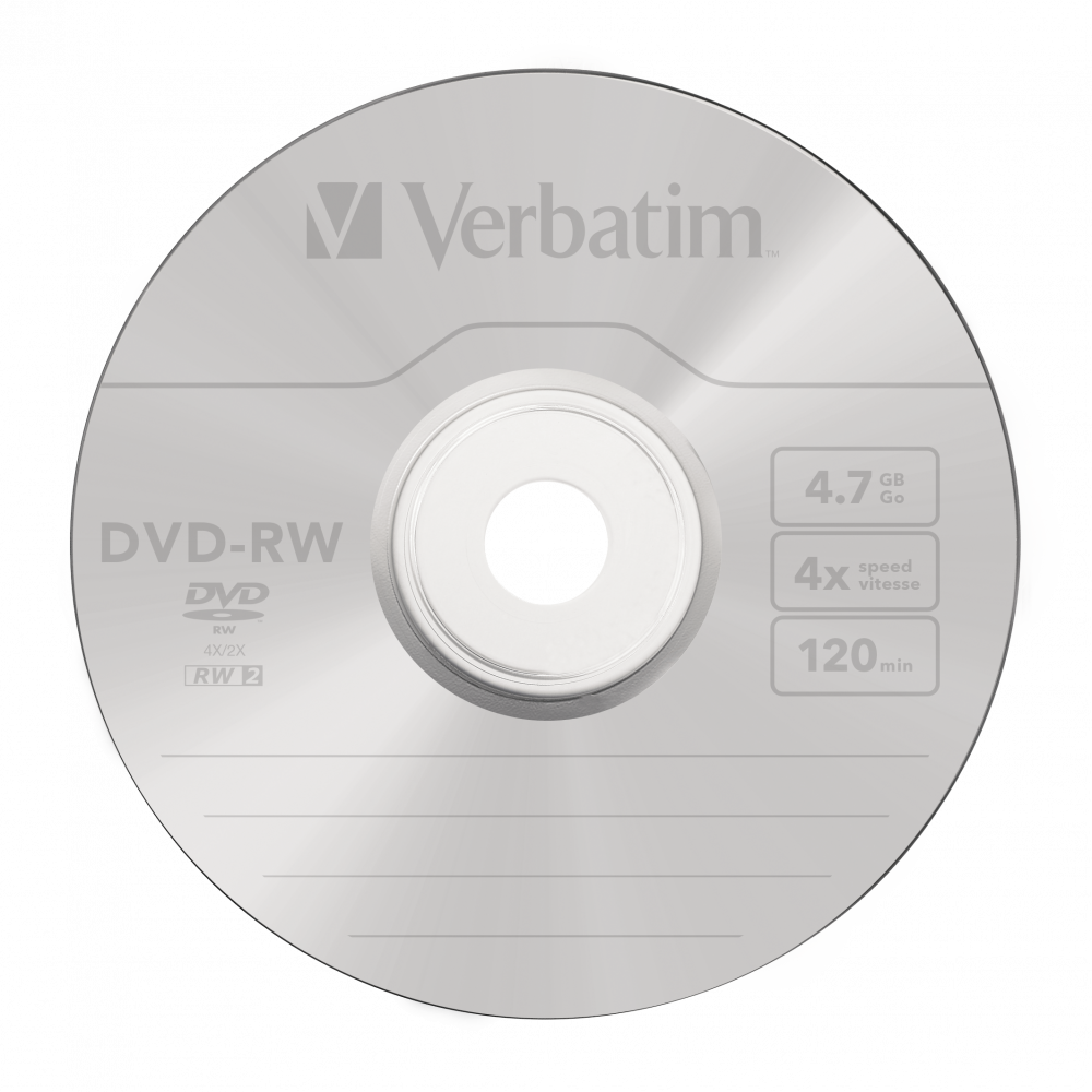 DVD-RW mat srebrni