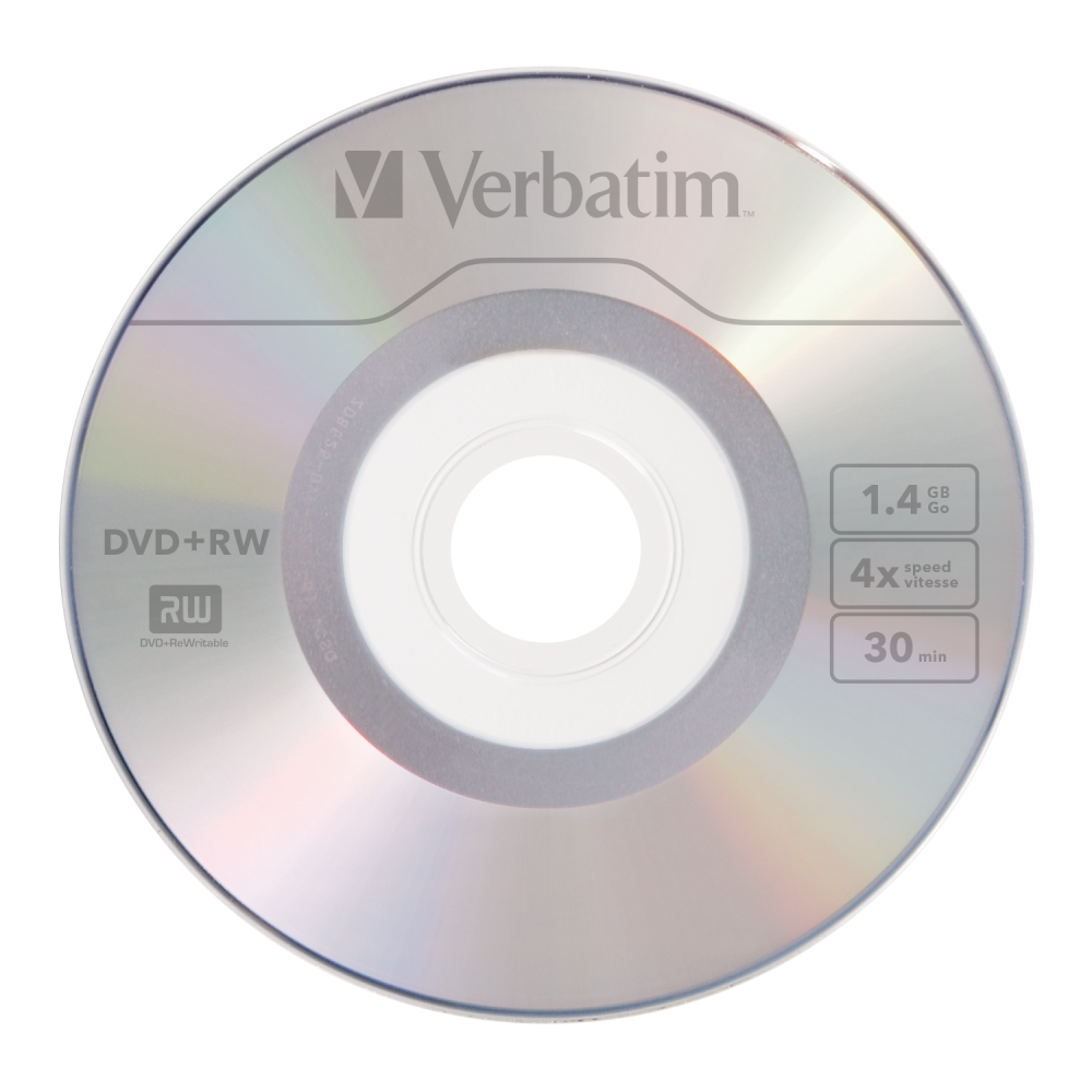 DVD+RW 8cm Matt Silver 4x