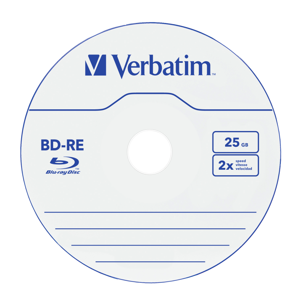 BD-RE SL 25GB 2x 1 stuk, in plat doosje