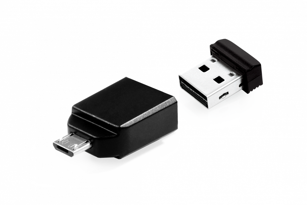 Memoria NANO USB 16GB* con adaptador Micro USB