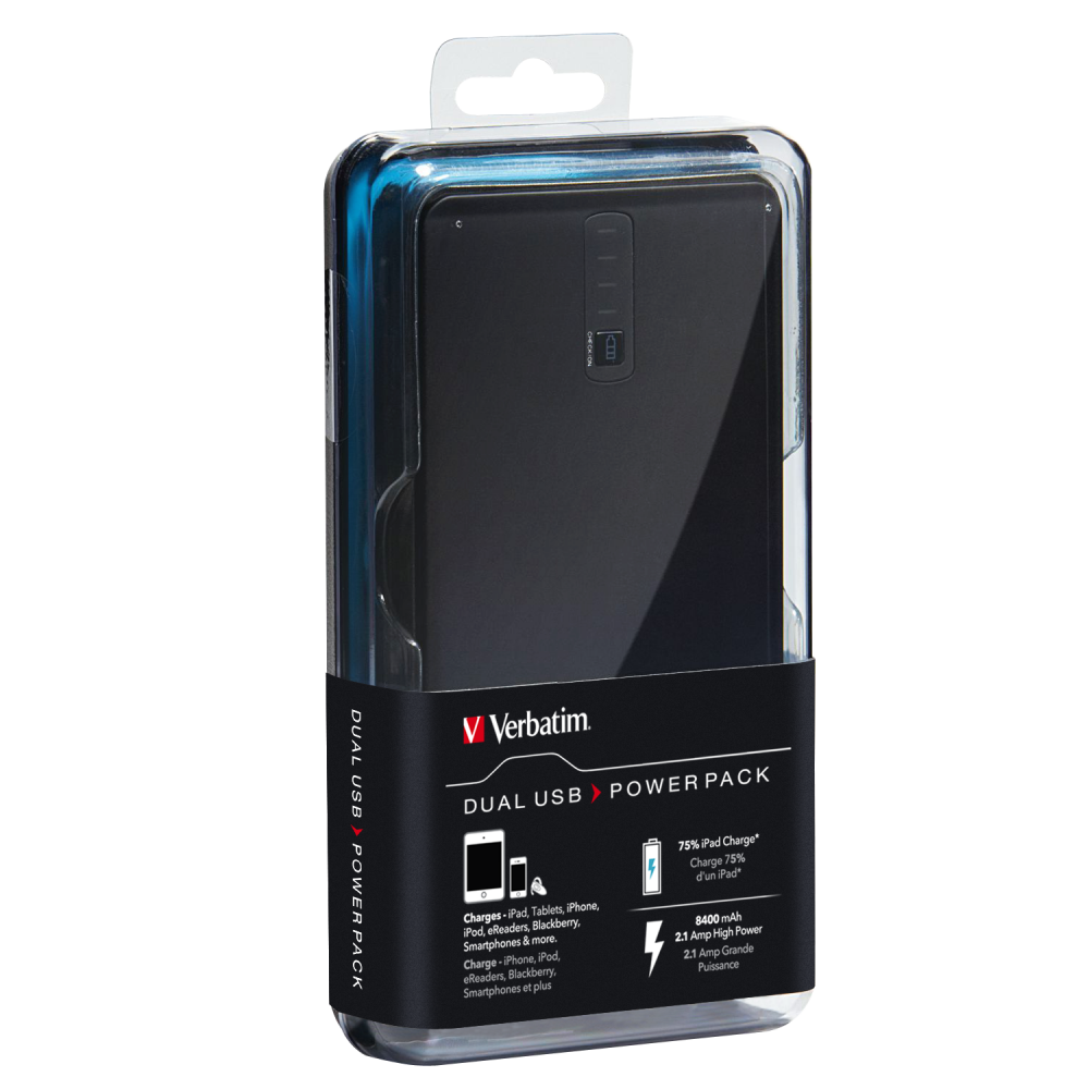 Dual USB Portable Power Pack - 5200mAh