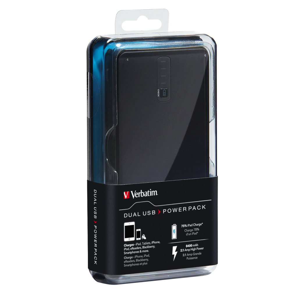 Przenony zestaw zasilajcy Dual USB 8400mAh