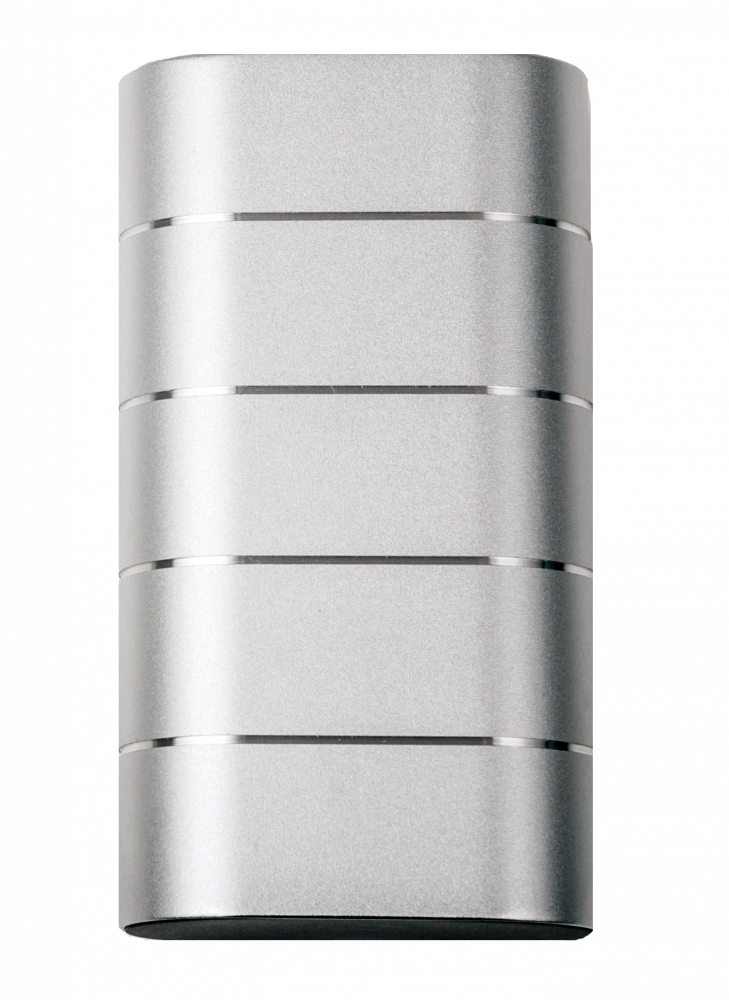 Powerbank 10 000 mAh — srebrny