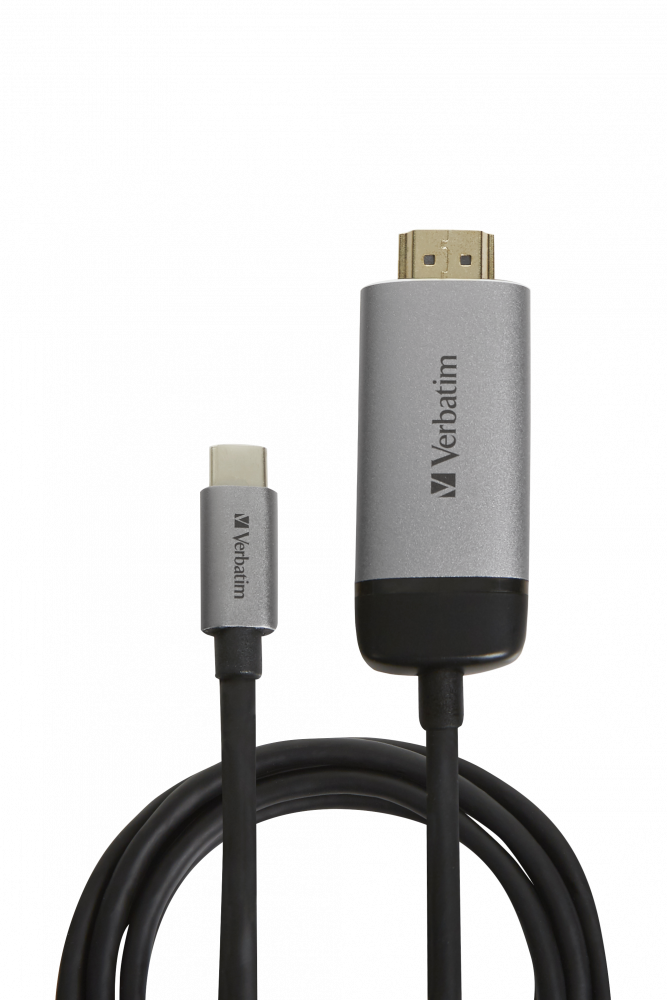Verbatim 1,5 m kablo ile USB-C™ - HDMI 4K Adaptörü
