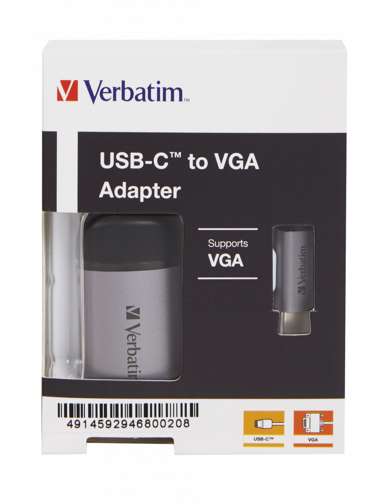 Adaptr Verbatim USB-C na VGA