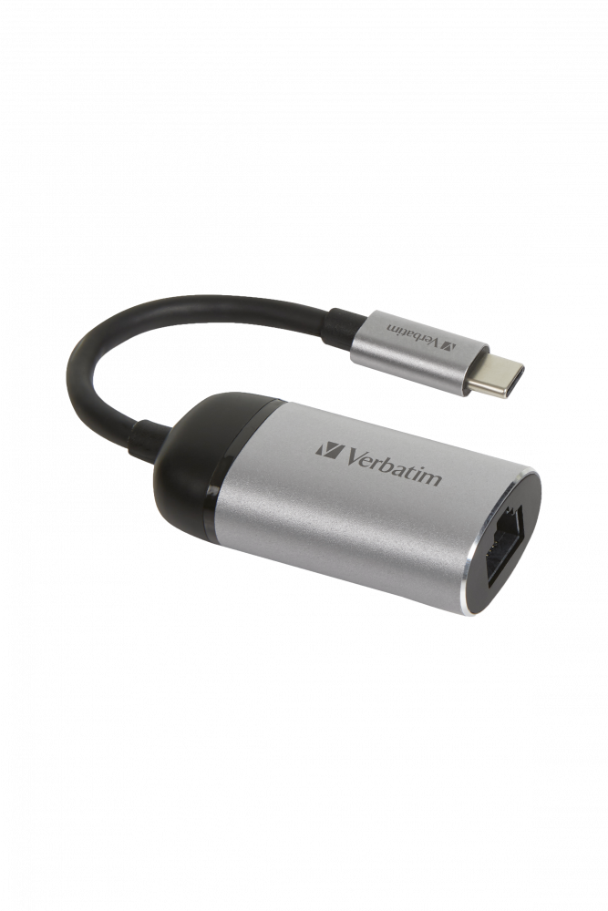 Adattatore da USB-C a Gigabit Ethernet di Verbatim