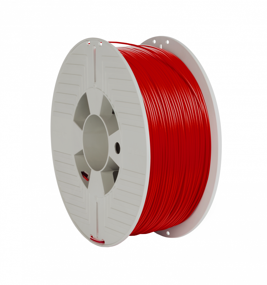 Filamento Verbatim in PLA 1,75 mm 1 kg - Rosso, Filamento Verbatim in PLA  1,75 mm 1 kg